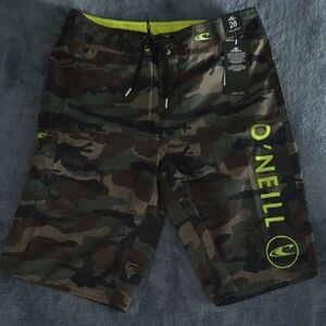 O'Neill Green Board Shorts Modern Fit